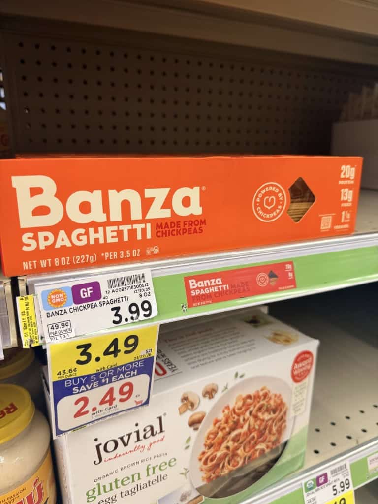 banza pasta kroger shelf image (1)