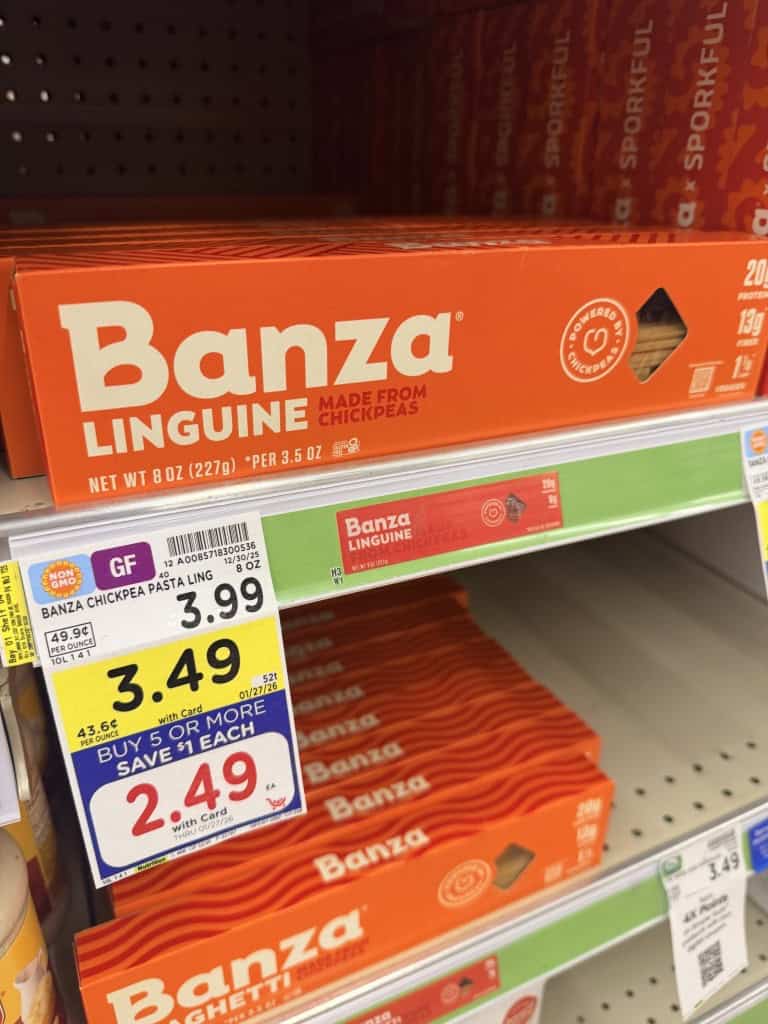 banza pasta kroger shelf image (1)