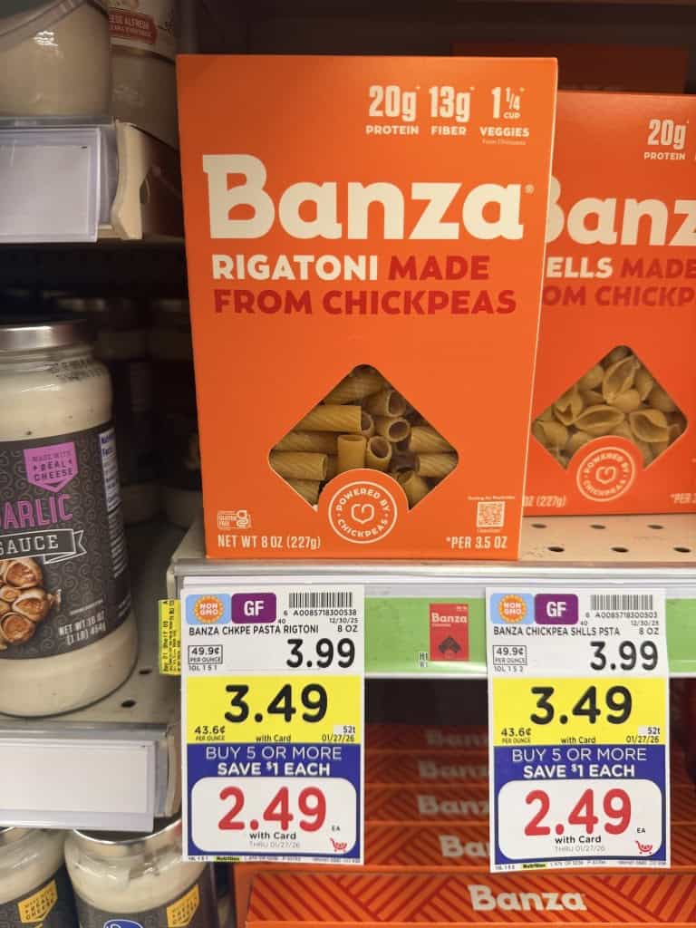 banza pasta kroger shelf image (1)