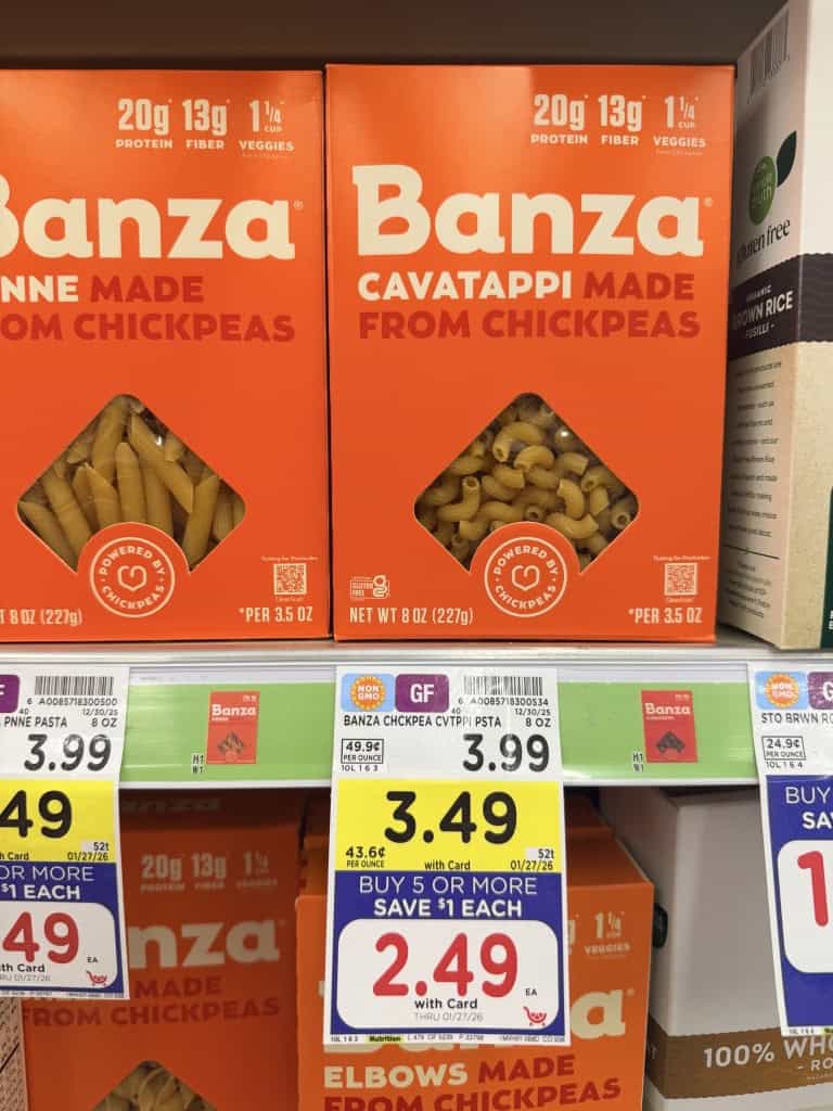 banza pasta kroger shelf image (1)