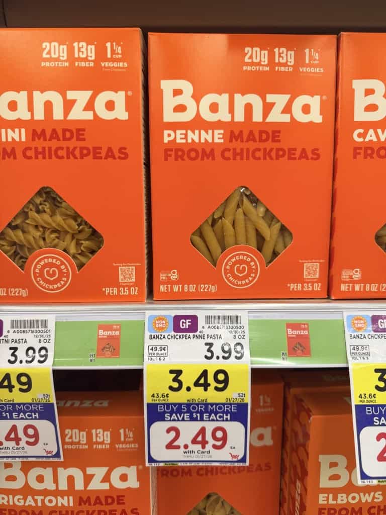banza pasta kroger shelf image (1)