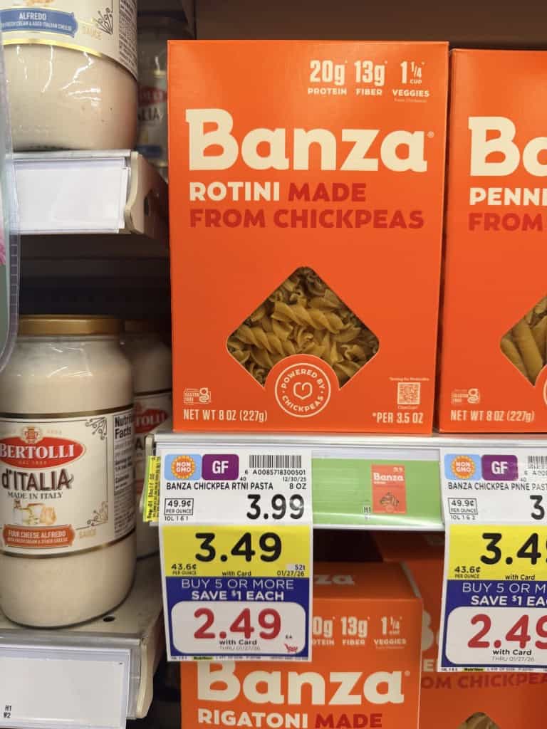 banza pasta kroger shelf image (1)