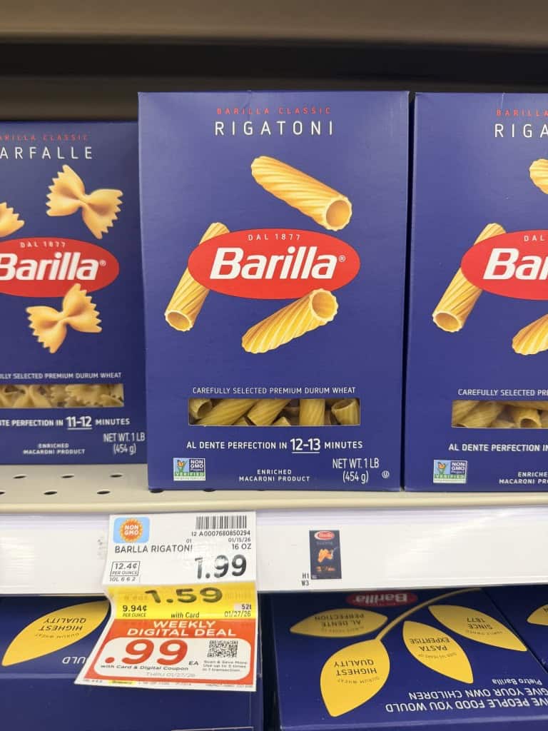barilla pasta kroger shelf image (1)