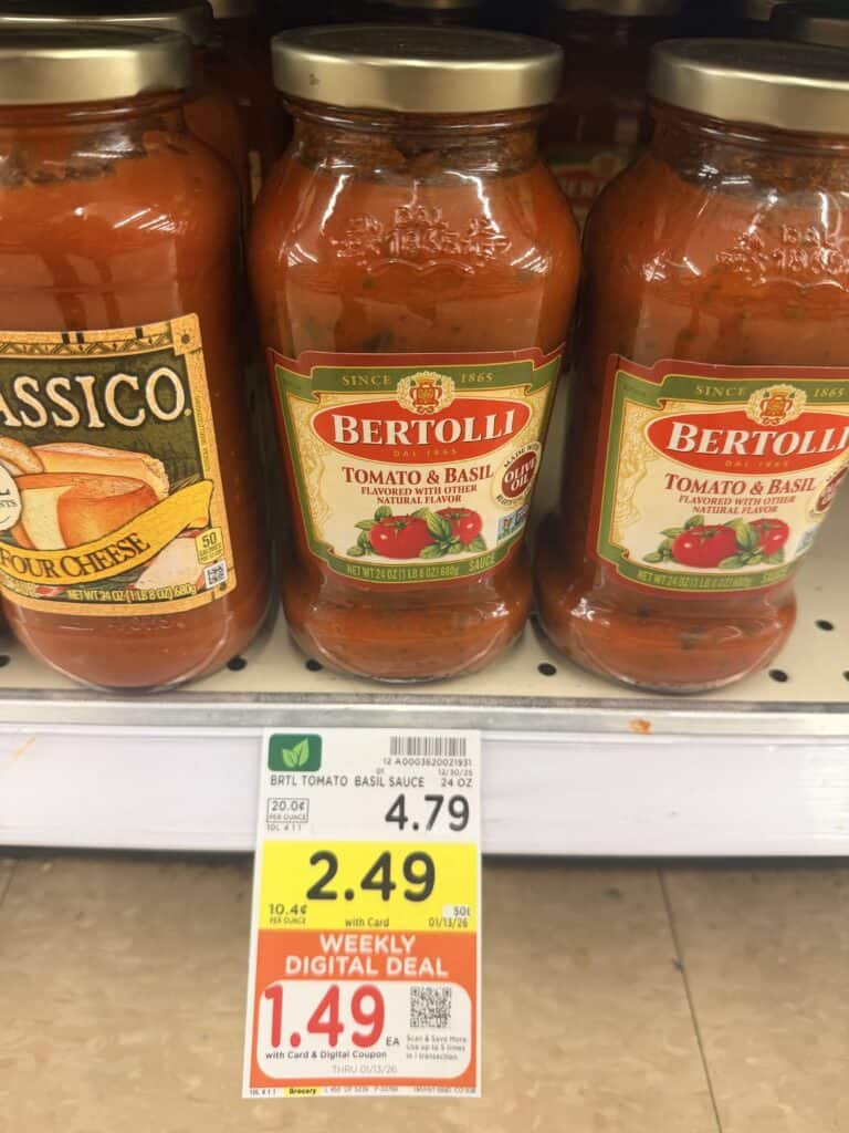 bertolli sauce kroger shelf image (1)