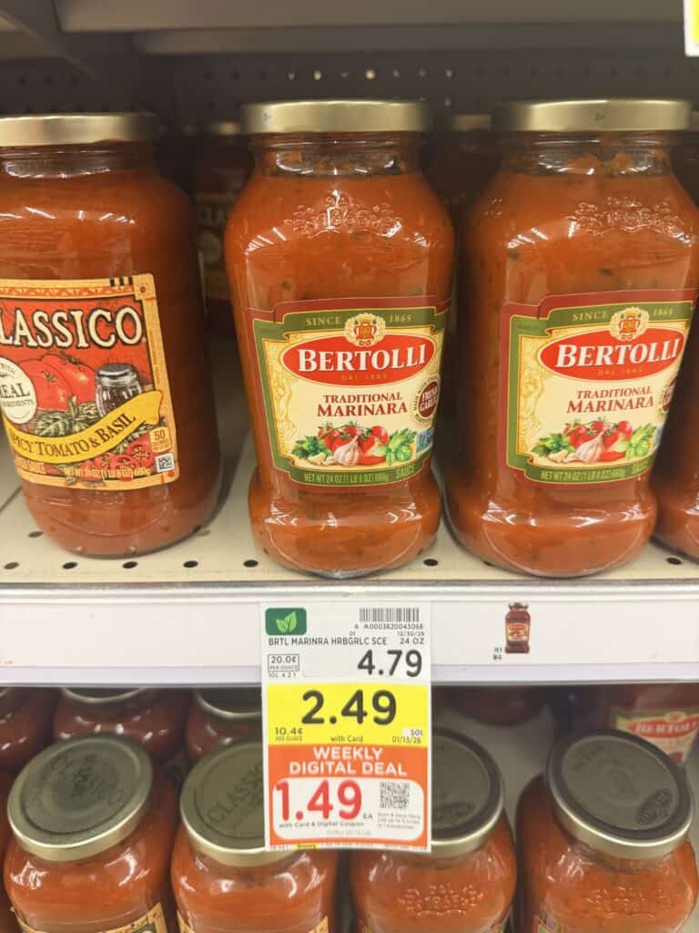bertolli sauce kroger shelf image (1)