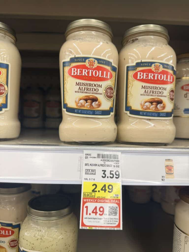 bertolli sauce kroger shelf image (1)