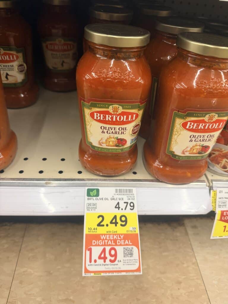 bertolli sauce kroger shelf image (1)
