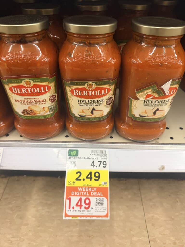 bertolli sauce kroger shelf image (1)