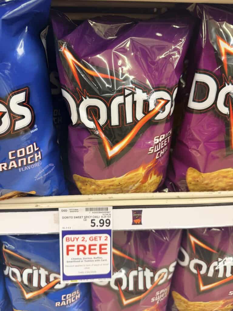 cheetos, ruffles, doritos kroger shelf image (1)