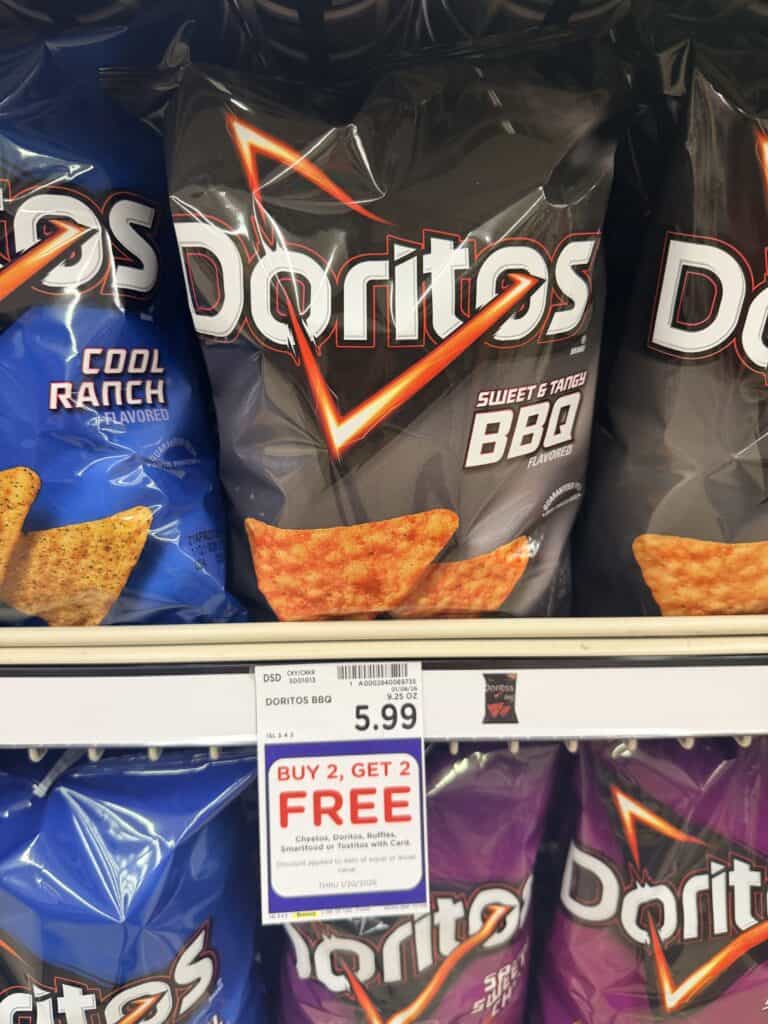 cheetos, ruffles, doritos kroger shelf image (1)