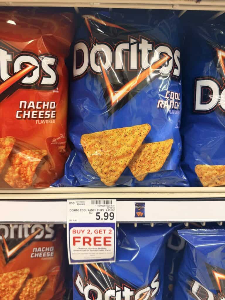 cheetos, ruffles, doritos kroger shelf image (1)