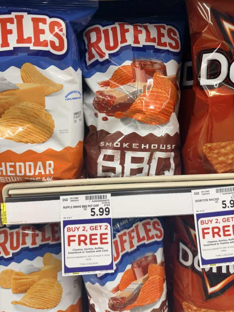 cheetos, ruffles, doritos kroger shelf image (1)