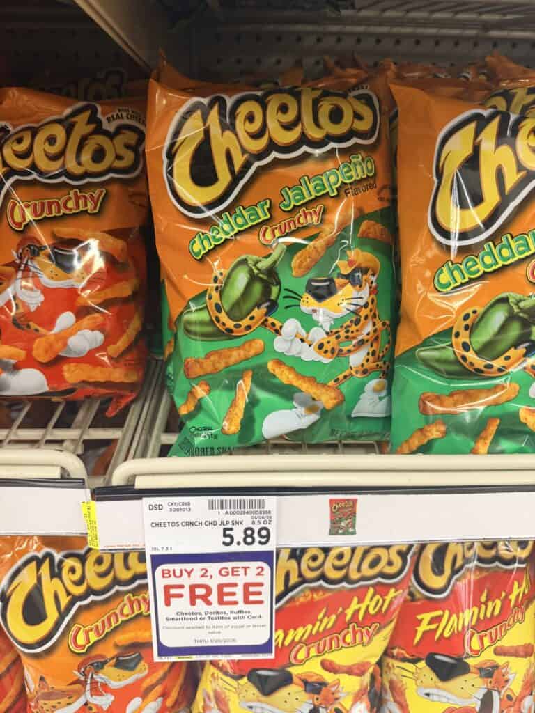 cheetos, ruffles, doritos kroger shelf image (1)