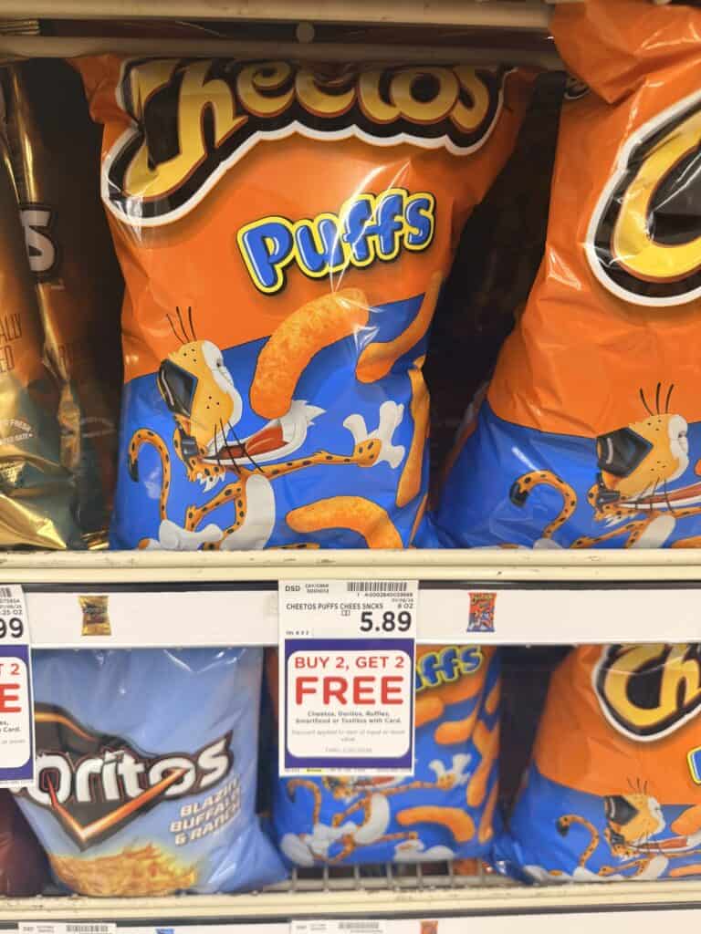 cheetos, ruffles, doritos kroger shelf image (1)