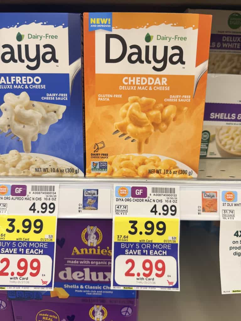 daiya mac and cheese kroger shelf image (1)