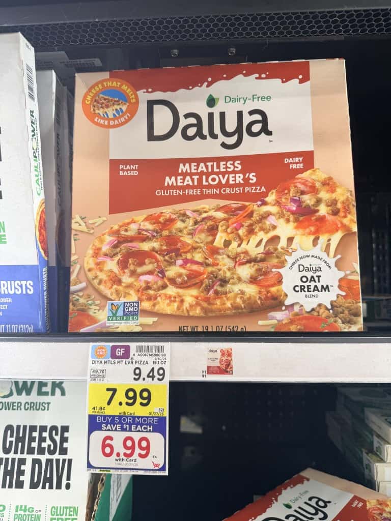 daiya pizza kroger shelf image