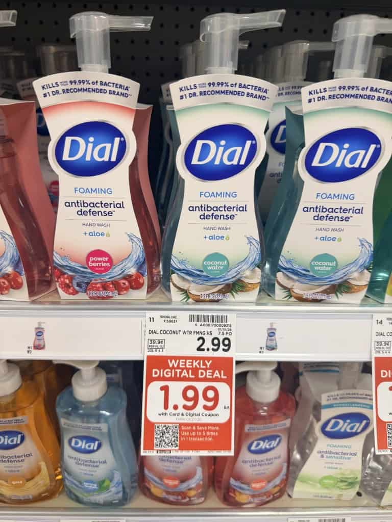 dial hand soap kroger shelf image (1)