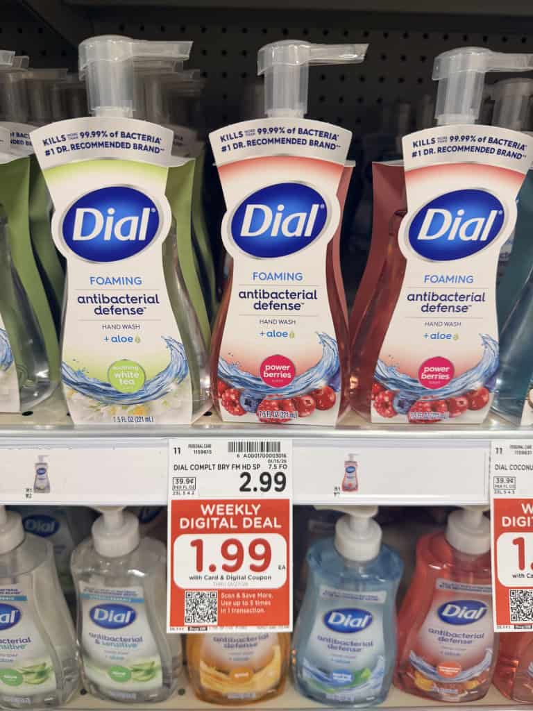 dial hand soap kroger shelf image (1)