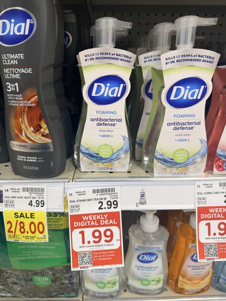 dial hand soap kroger shelf image (1)