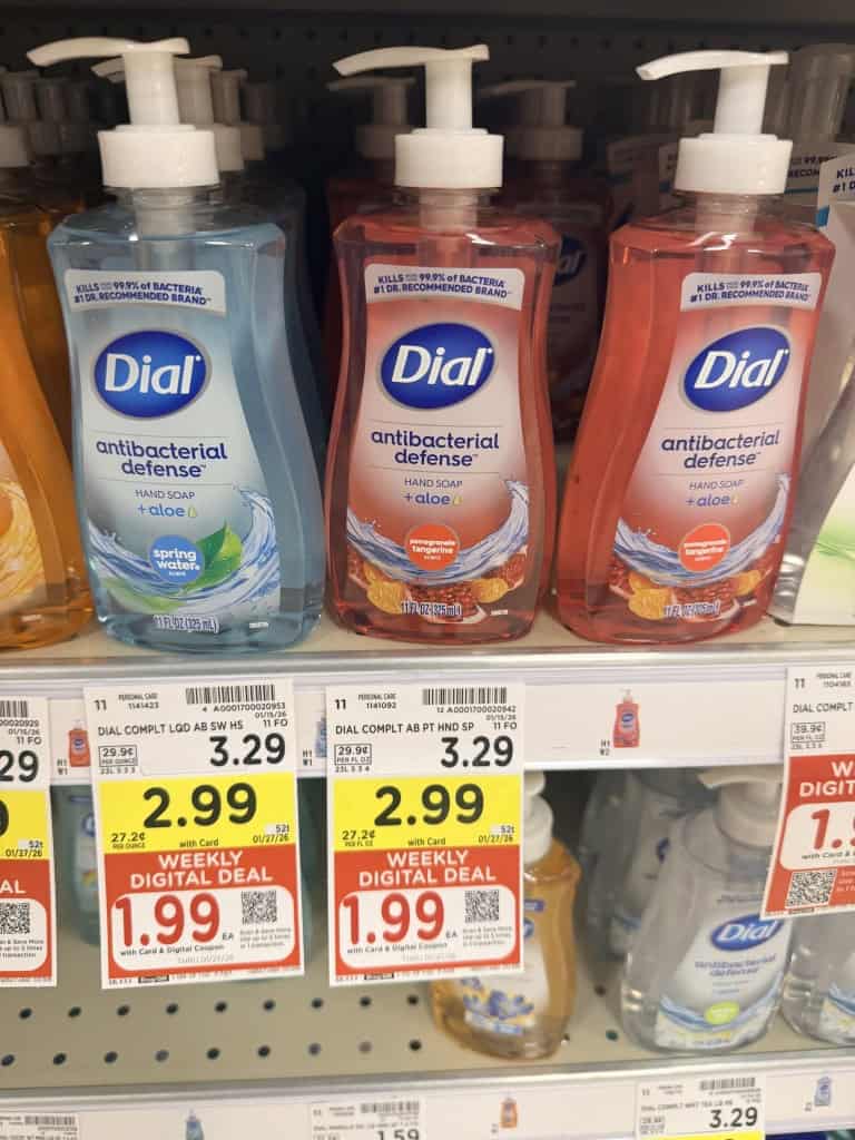 dial hand soap kroger shelf image (1)