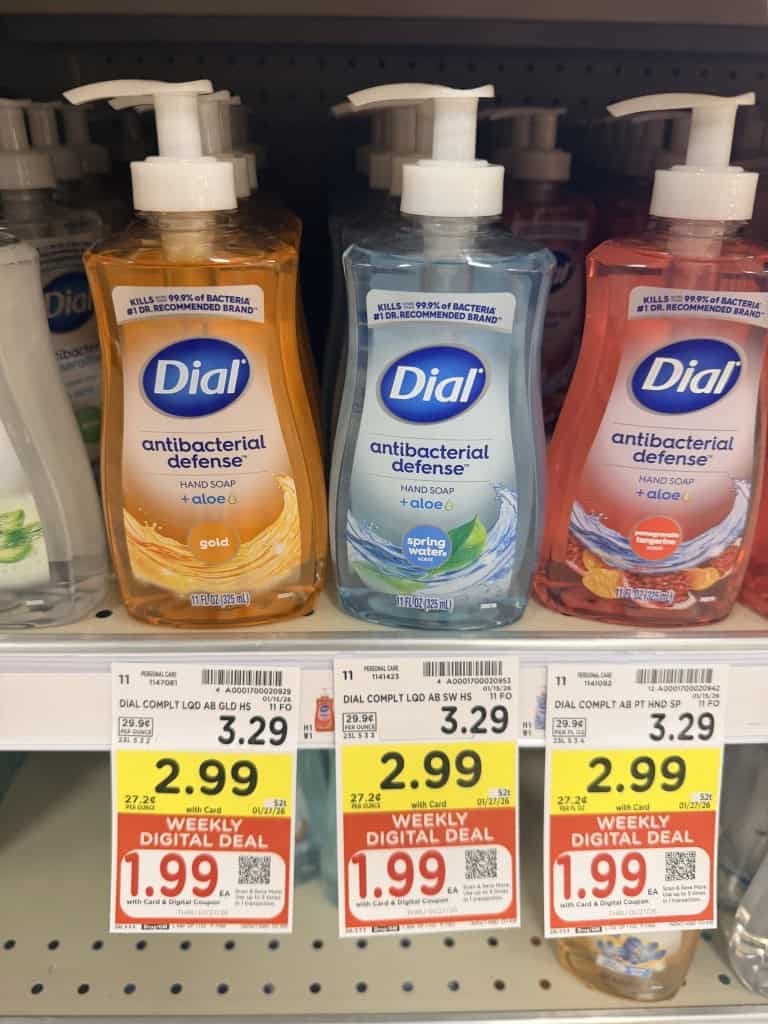 dial hand soap kroger shelf image (1)