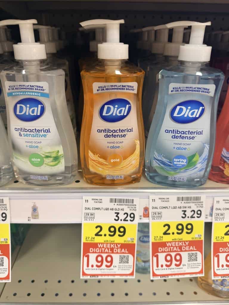 dial hand soap kroger shelf image (1)