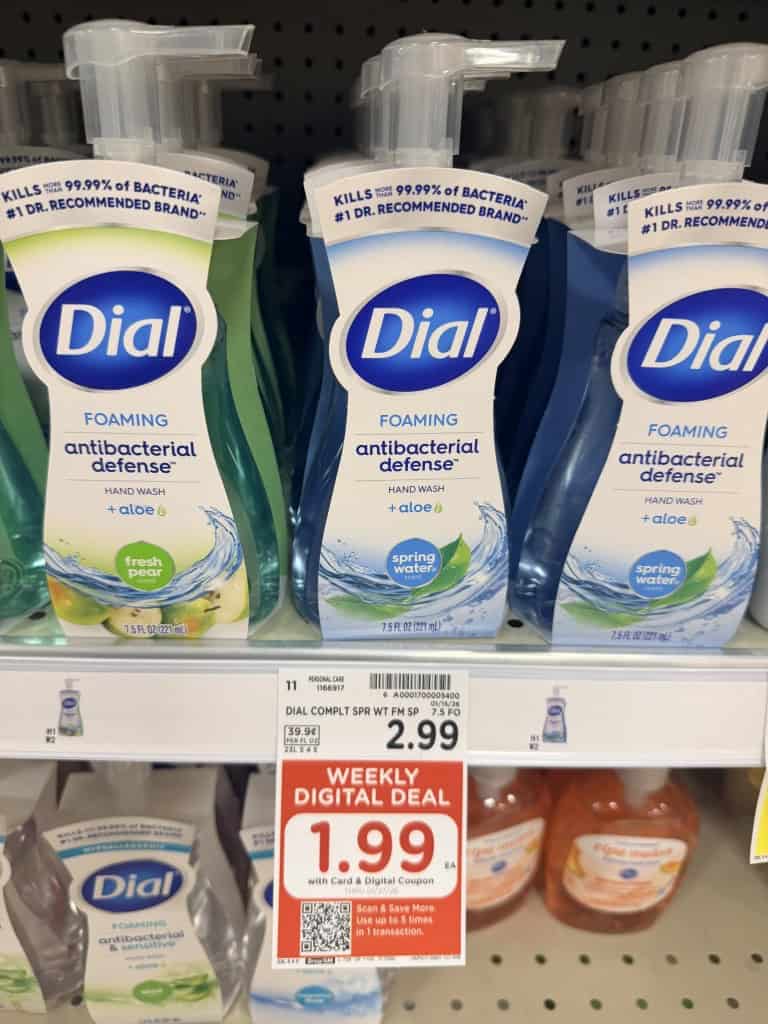 dial hand soap kroger shelf image (1)