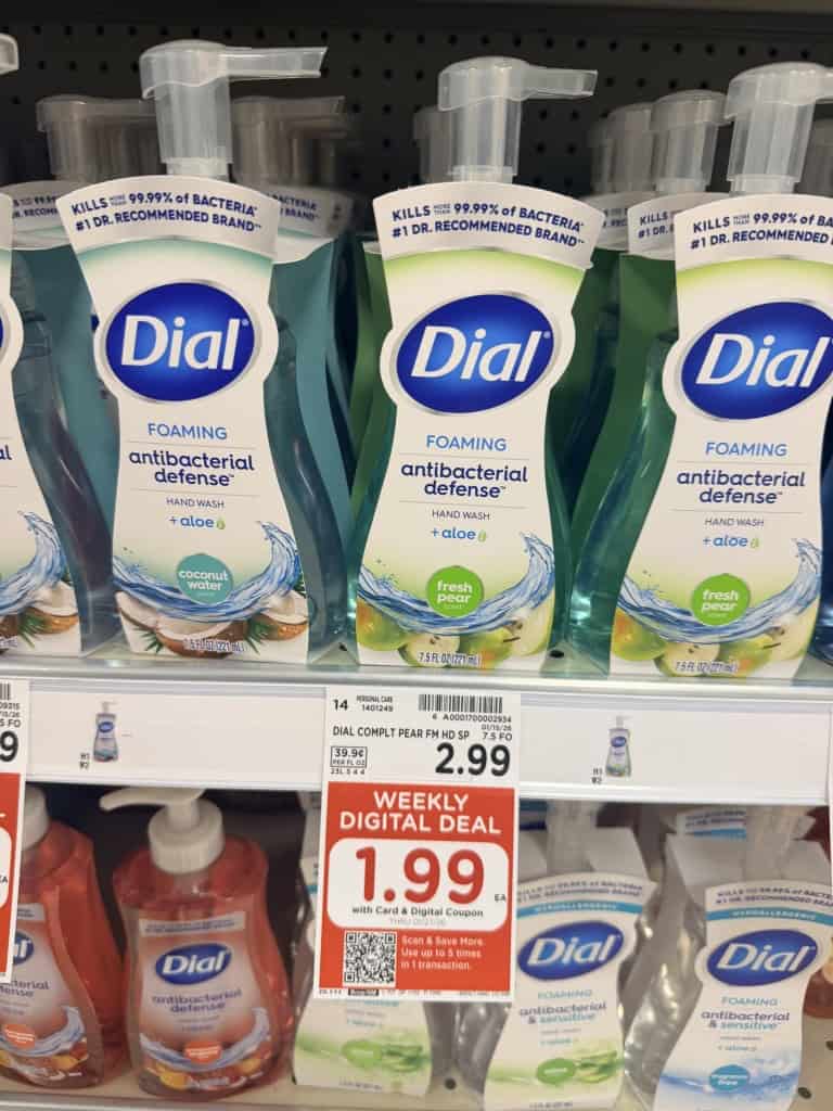 dial hand soap kroger shelf image (1)