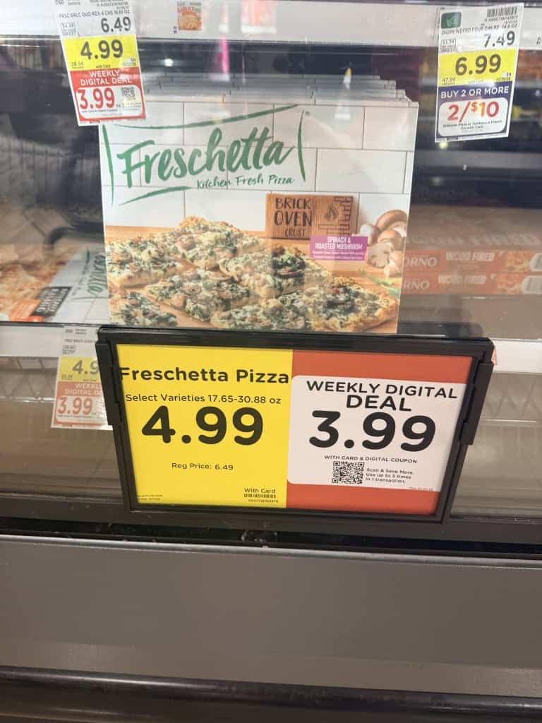 freschetta pizza kroger shelf image (11)