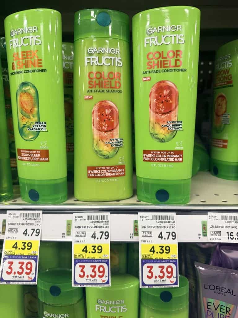 garnier fructis hair kroger shelf image (6)