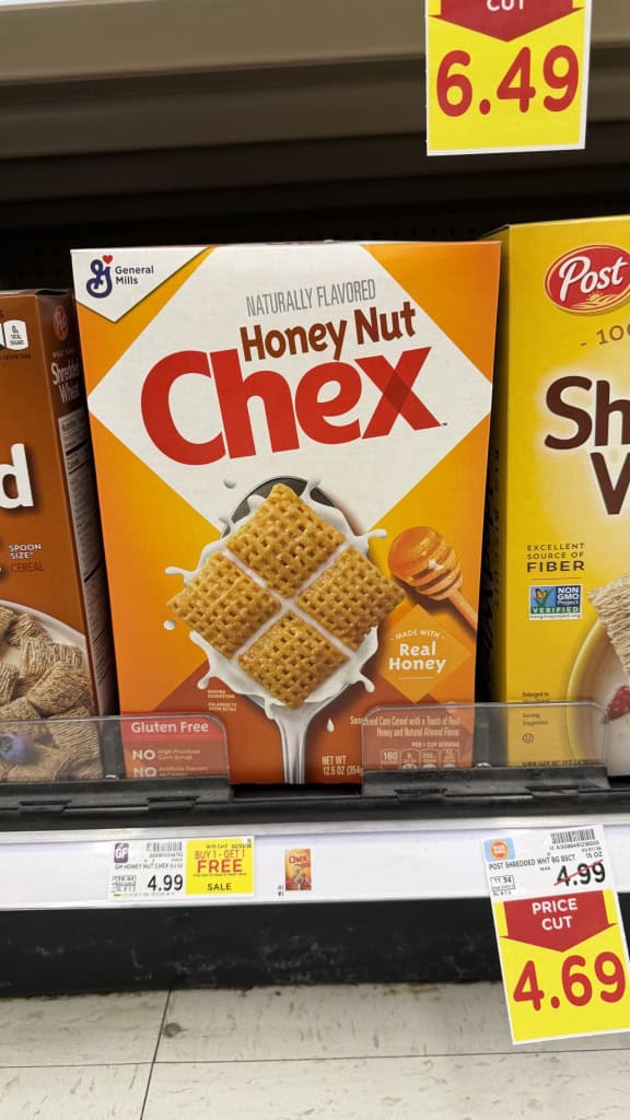 gm chex cereal kroger shelf image (2)