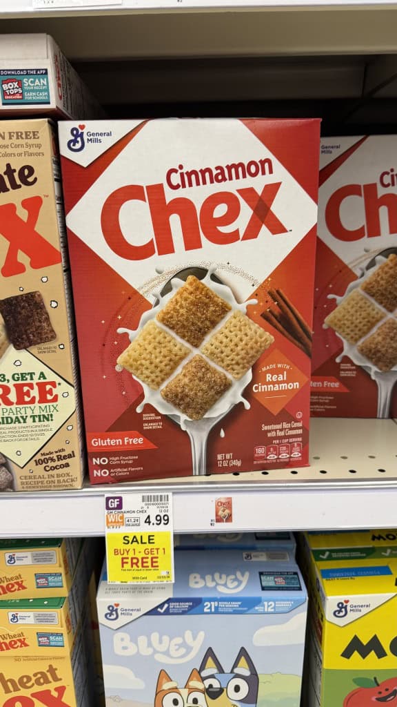 gm chex cereal kroger shelf image (2)