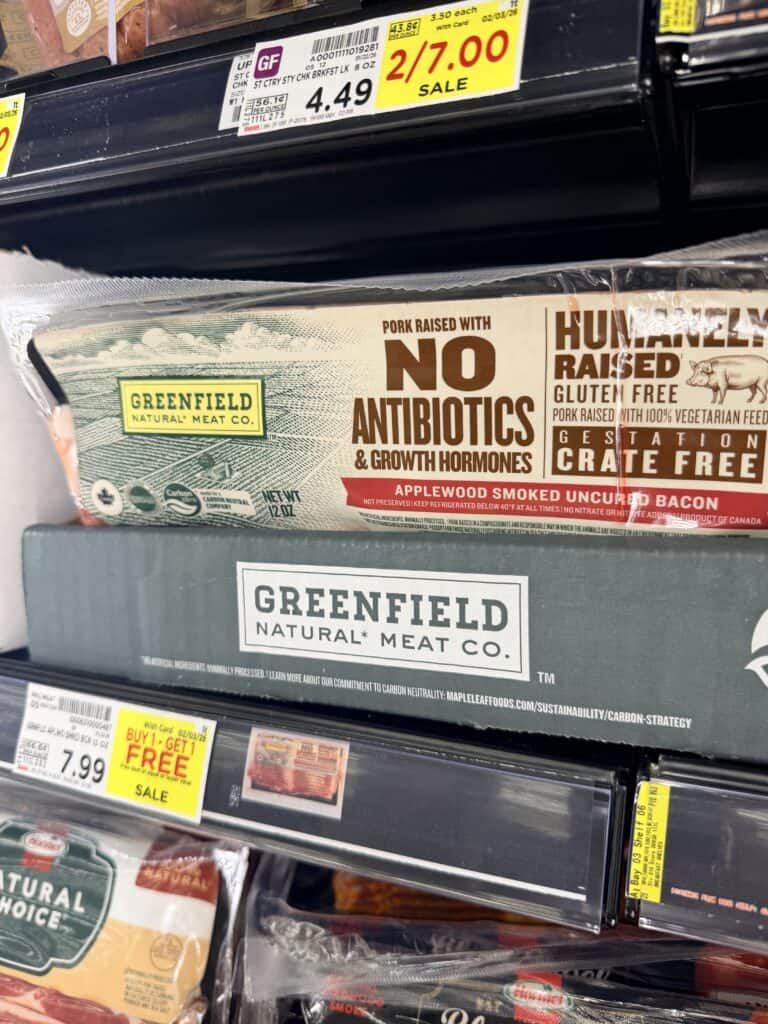 greenfield bacon kroger shelf image (1)
