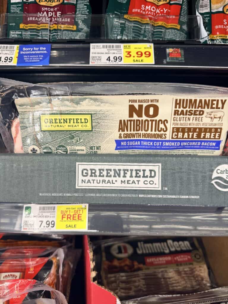 greenfield bacon kroger shelf image (1)