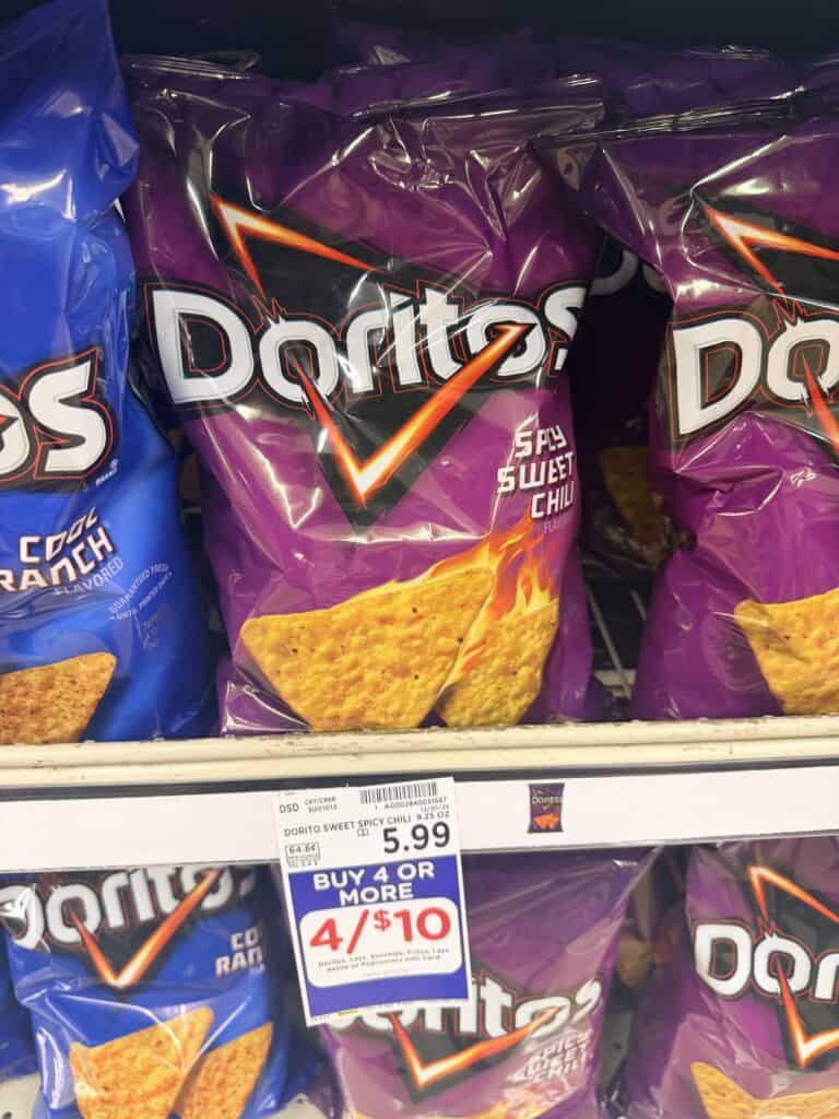 lay's, doritos and sunchips kroger shelf image (3)