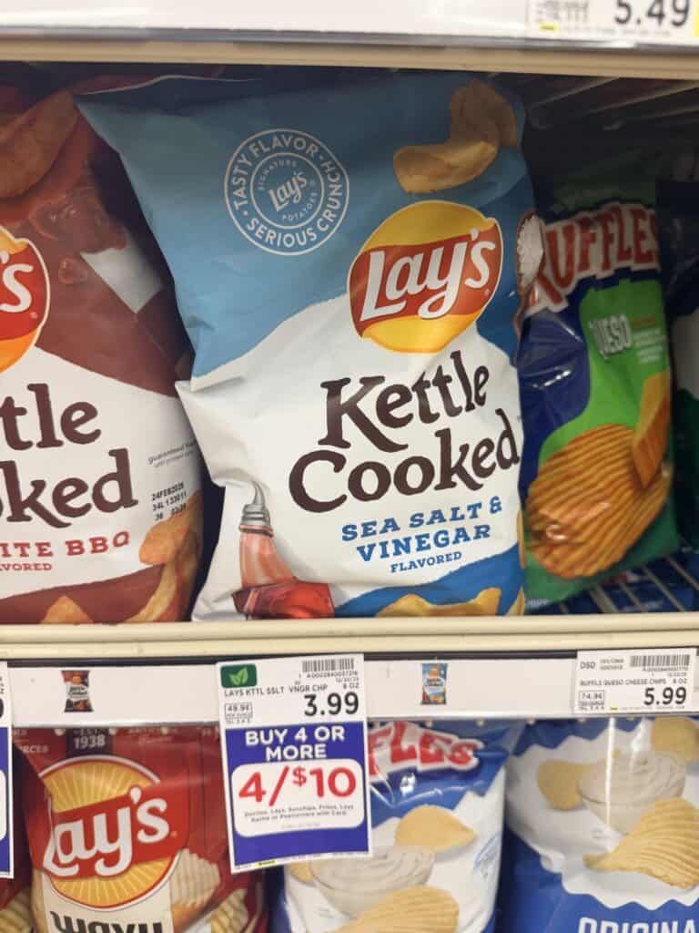 lay's, doritos and sunchips kroger shelf image (3)