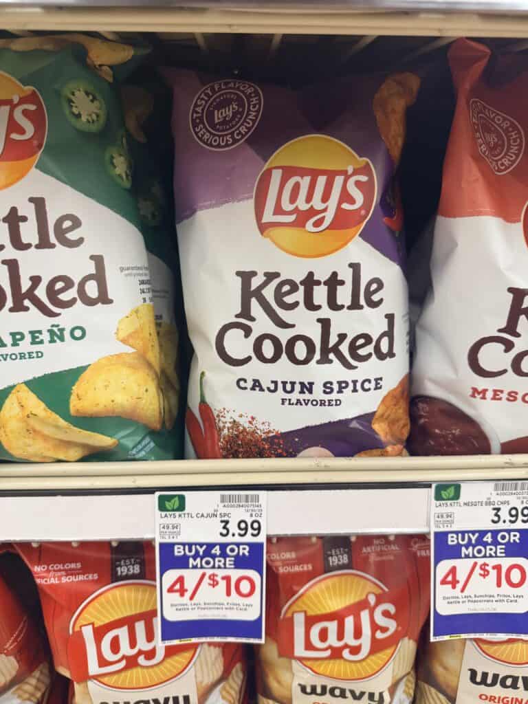lay's, doritos and sunchips kroger shelf image (3)