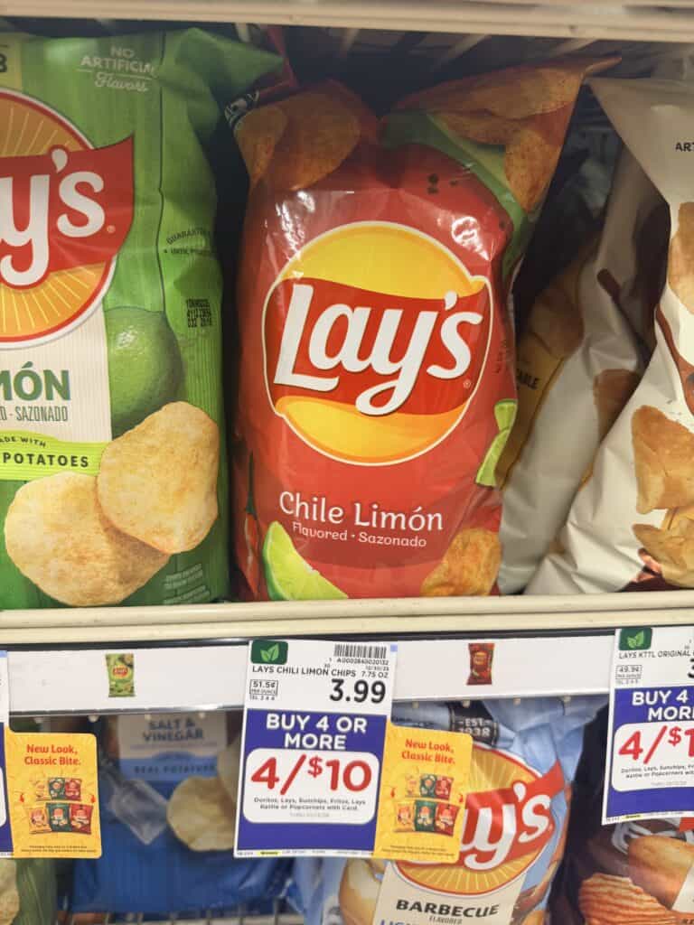 lay's, doritos and sunchips kroger shelf image (3)
