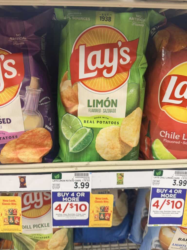 lay's, doritos and sunchips kroger shelf image (3)