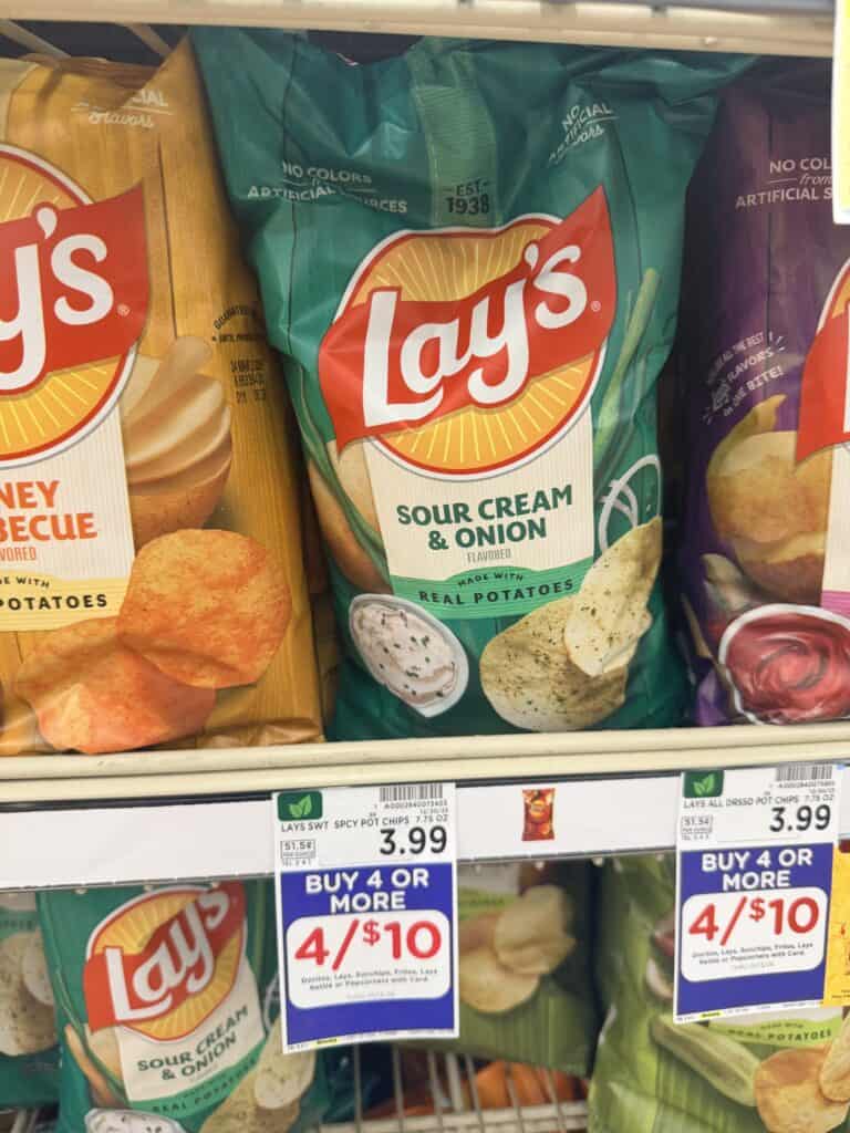 lay's, doritos and sunchips kroger shelf image (3)