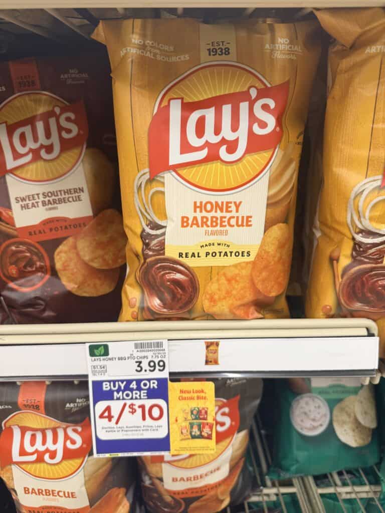 lay's, doritos and sunchips kroger shelf image (3)