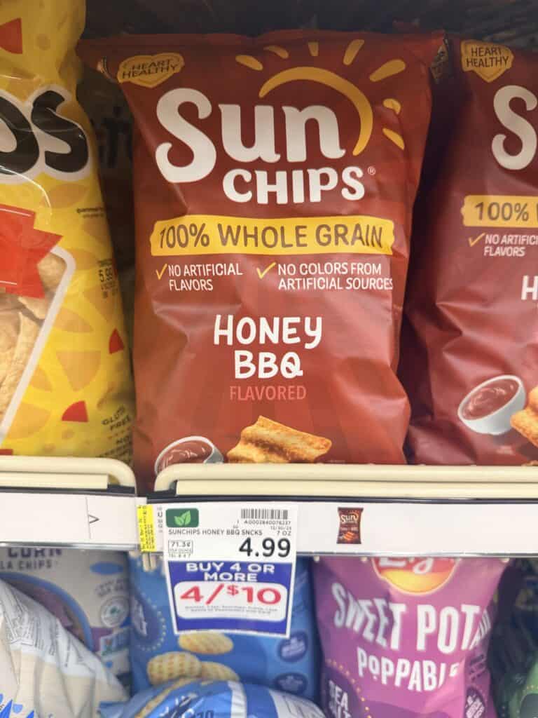 lay's, doritos and sunchips kroger shelf image (3)
