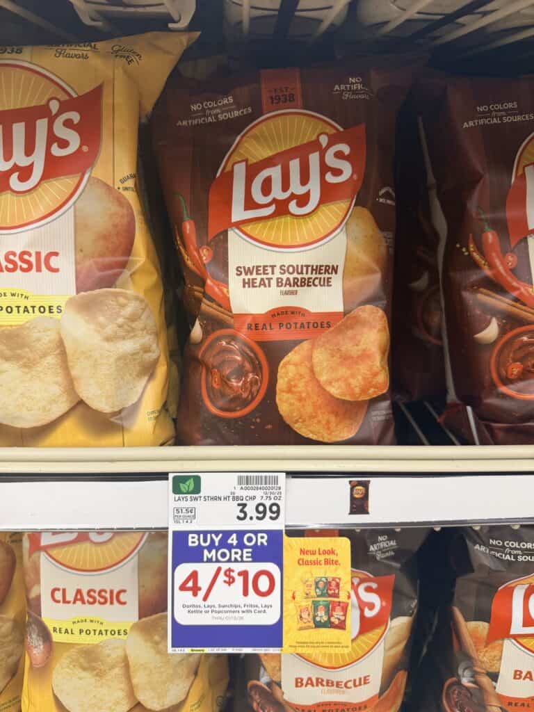 lay's, doritos and sunchips kroger shelf image (3)