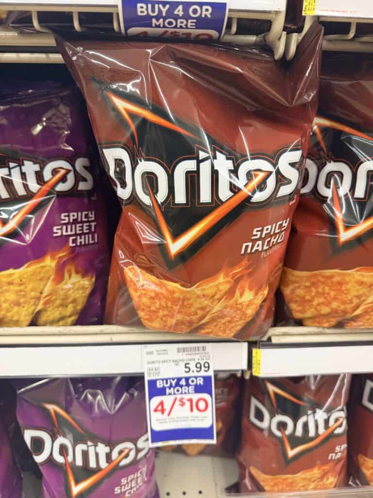 lay's, doritos and sunchips kroger shelf image (3)