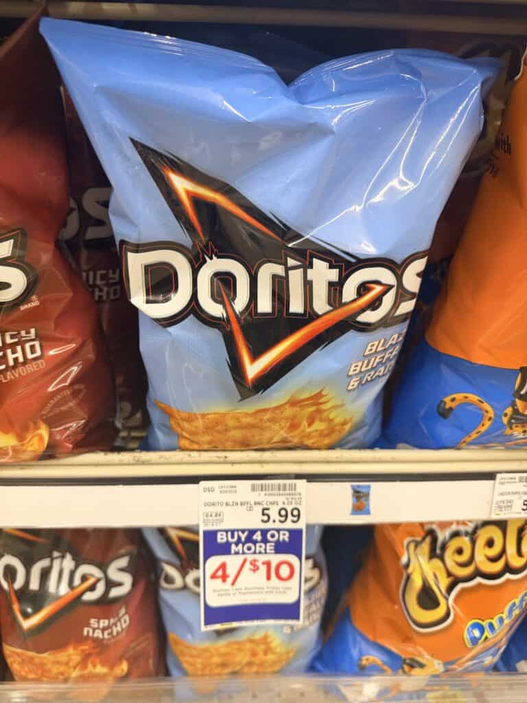 lay's, doritos and sunchips kroger shelf image (3)
