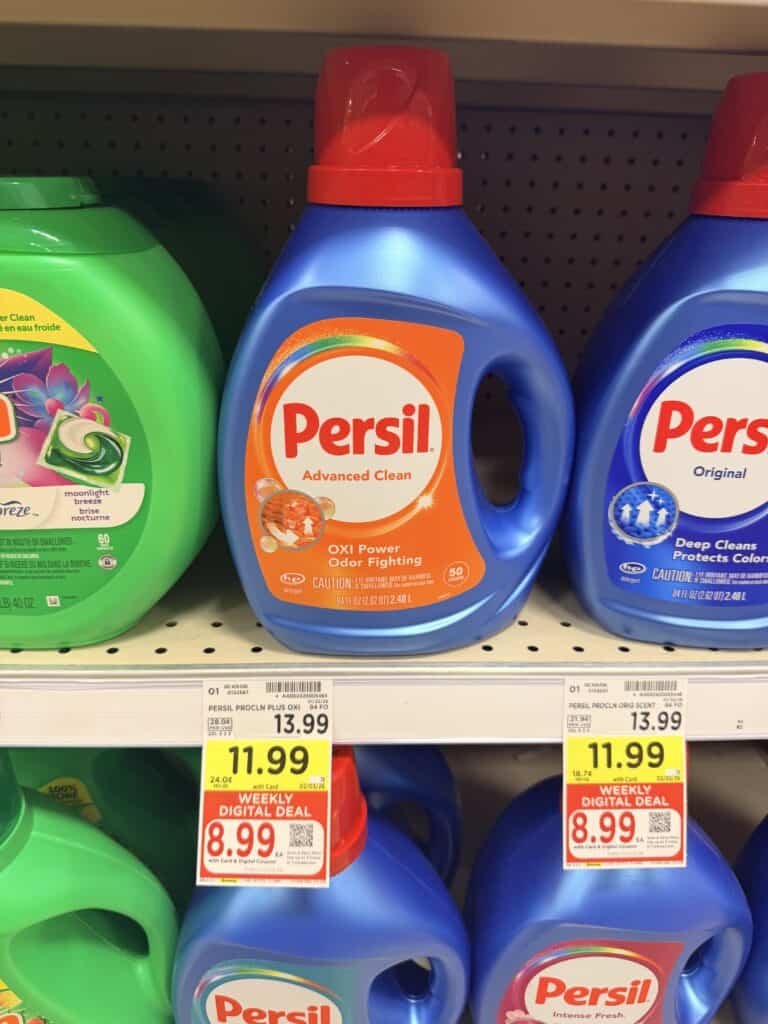 persil and all laundry kroger shelf image (1)