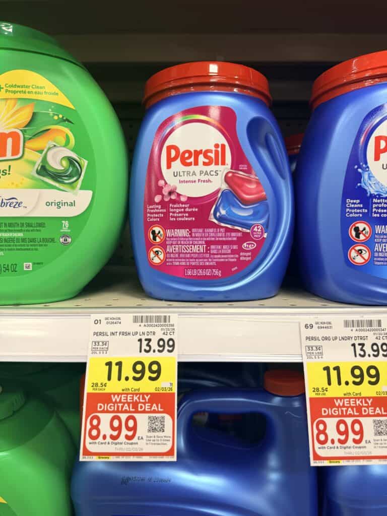 persil and all laundry kroger shelf image (1)