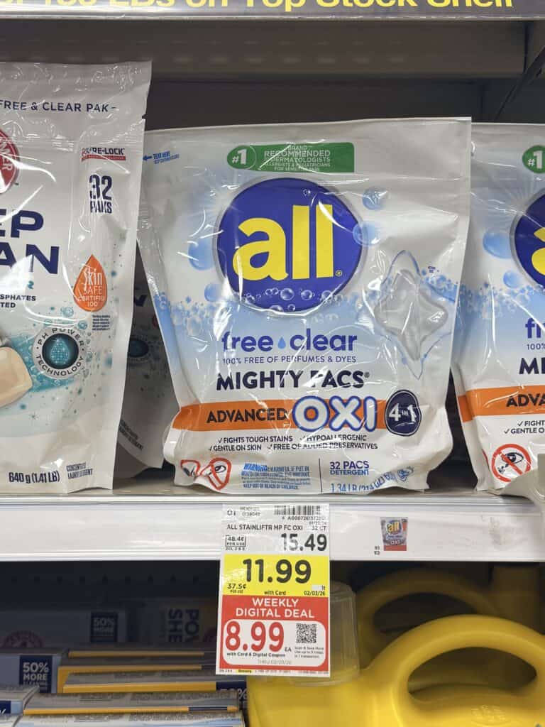 persil and all laundry kroger shelf image (1)
