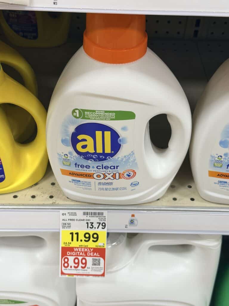 persil and all laundry kroger shelf image (1)