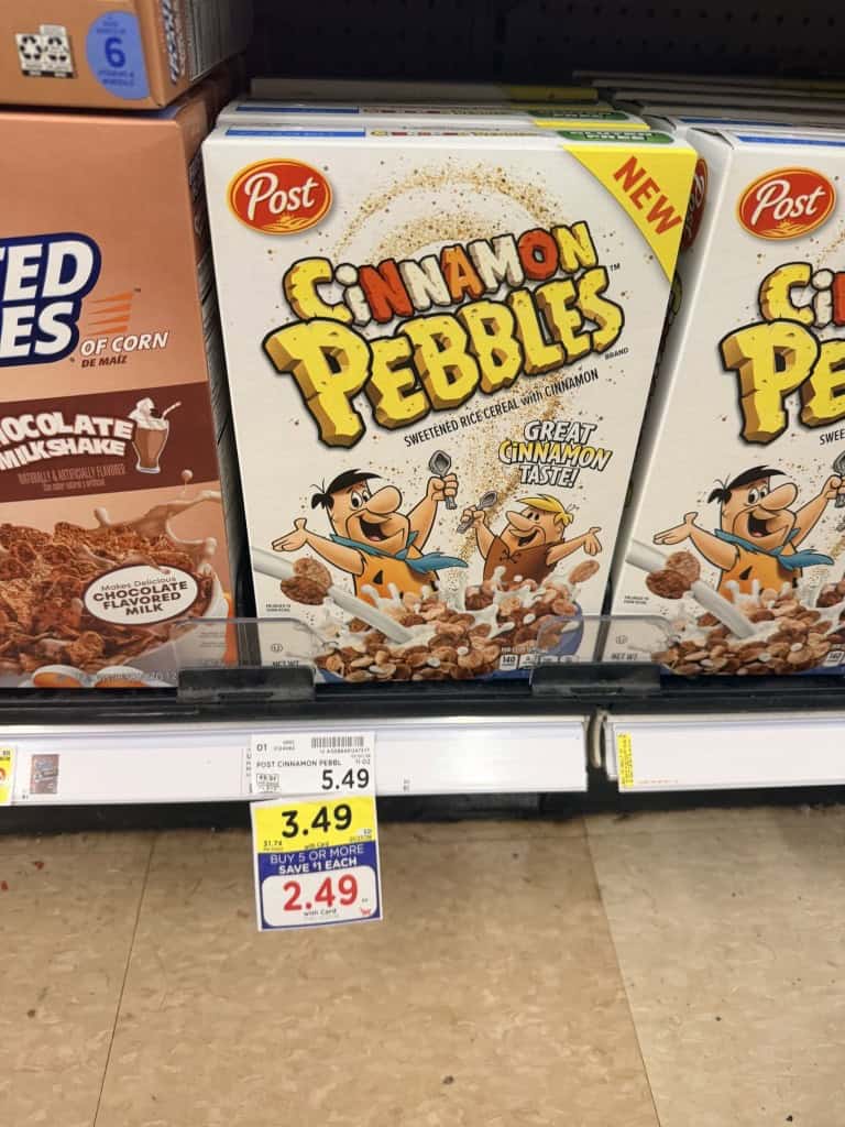 post cinnamon pebbles kroger shelf image